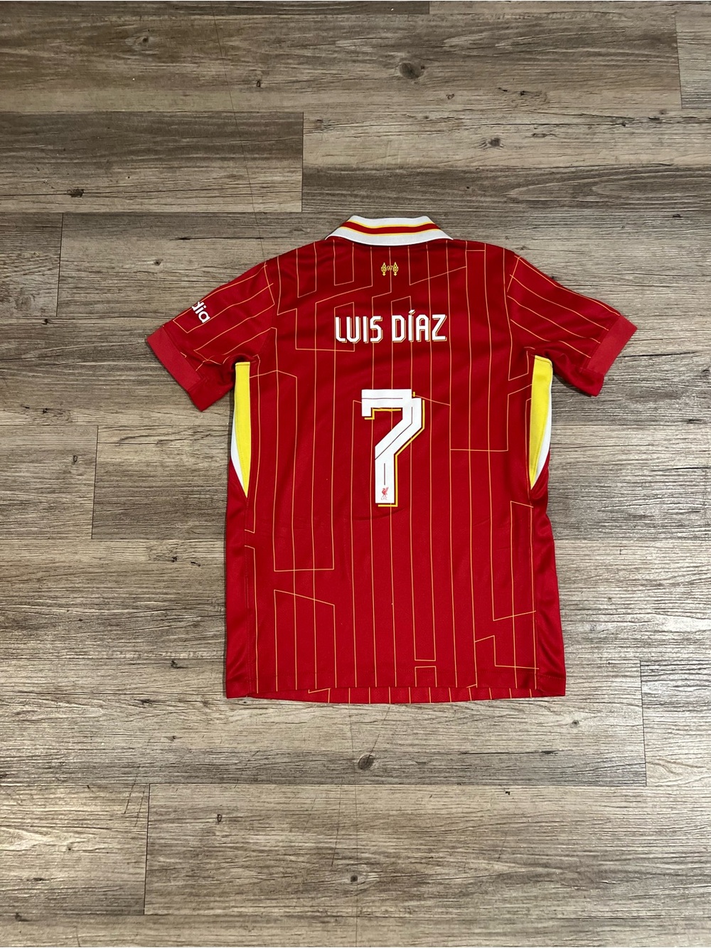 Luis Díaz Liverpool #7 Jersey 2023/24 Home Shirt Yourh Size Large